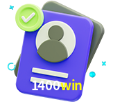 Tornar-se um membro do 1400win é muito simples